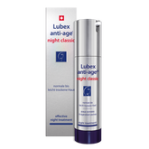 Texture of Lubex anti-age Night Classic – rich night cream with retinol & ceramides for nourishing renewal